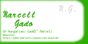 marcell gado business card